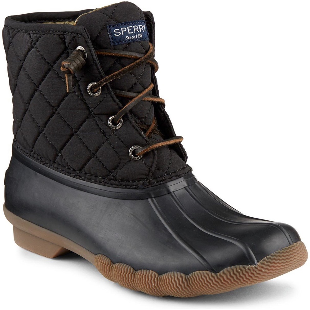 Sperry Saltwater Duck Booties, size 6.5